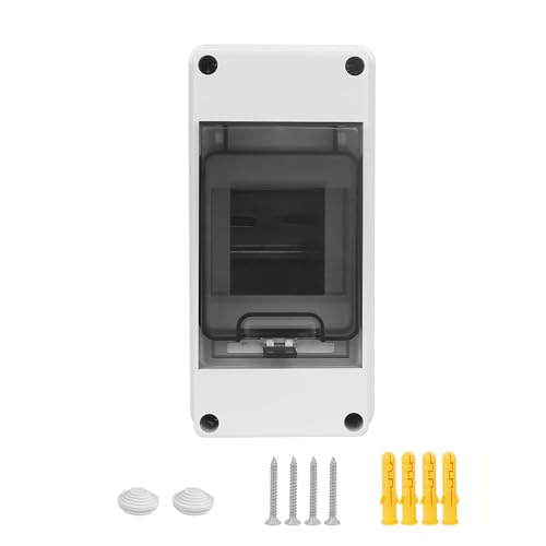 3 Wege Elektrische Verteilerkasten IP65 Wasserdichte Transparente Abdeckung Verteilerschutzbox Leistungsschalter MCB Schalter Meter Timer PC Kunststoff Abzweigdraht Box HT Outdoor (3P) von TAXNELE