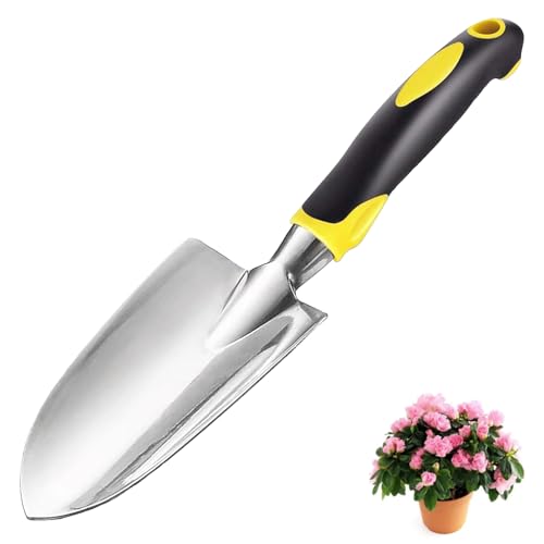 Blumenkelle, Gartenschaufel Hand, Blumenkelle Pflanzkelle, Blumenkelle Edelstahl, Pflanzschaufel Gardena, zum Pflanzen, Umpflanzen, Jäten, Bewegen und Einebnen von Erde von TAXTYHRE
