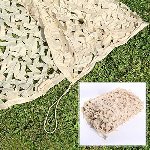 Camouflage Net Beige Sun Sail, 3 x 10 m Military Camouflage Net, Balcony Garden Sun Protection, Lightweight Camo Netting, for Hunting, Camping, Party Decoration, Privacy Screen Camouflage Net Beige Sun Sail, 3 x 10 m Military Camouflage Net, Balcony Garden Sun Protection, Lightweight Camo Netting, for Hunting, Camping, Party Decoration, Privacy Screen von TAYGUM