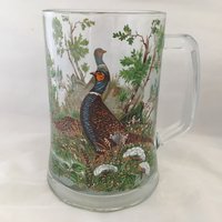 Fasanen Designs Auf 500Ml Heavey Base Glaskrug von TAYLERMADEPRODUCTS