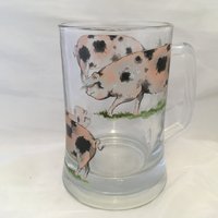 Glouester Old Pig Design Gedruckt Auf 500 Ml Heavey Base Glasbecher von TAYLERMADEPRODUCTS