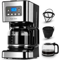 Taylor Swoden - Darcy - 950W Kaffeemaschine mit Timer ,1.5L Filterkaffeemaschine 12 Tassen, Abschaltautomatik, Tropf-Stopp, Wiederverwendbarem Filter von TAYLOR SWODEN