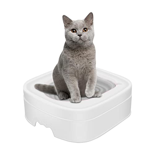 Kätzchen-Töpfchen-Trainingstoilette | Katzenklo-Trainer für Katzentoiletten - Haustiertoilette, Katzentöpfchentrainer, Katzentraining, Katze die Benutzung der Toilette beibringen, Katzenbedarf Tayste von TAYSTE