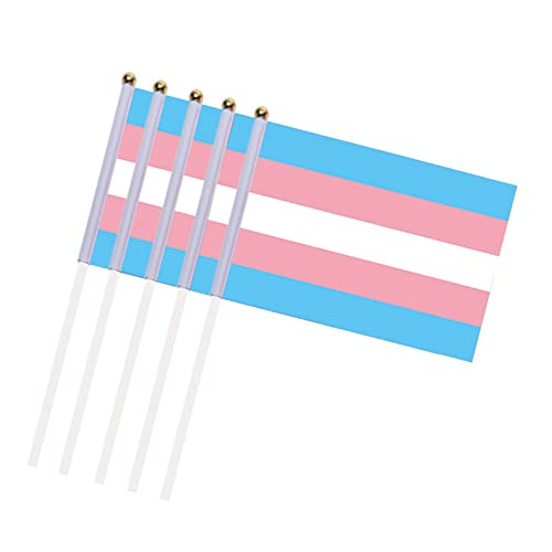 TAYSTE Regenbogen-Stolz-Handflagge | Schwule Lesben Transgender Bisexuelle LGBTQ -Flaggen - 10 x homosexuelle Gartenfahne im Freien für schwulen und lesbischen Stolz von TAYSTE