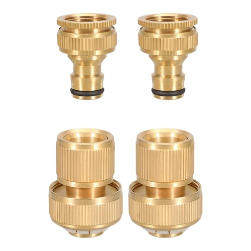 Messing Bewässerung Schnellanschluss Kupplungen Aufsätze für Gartenwasserschläuche Auslaufsicheres Design Robuste Konstruktion Messing Wasserhahn Anschluss Messing Bewässerung Schnellanschluss Kupplungen Aufsätze für Gartenwasserschläuche Auslaufsicheres Design Robuste Konstruktion Messing Wasserhahn Anschluss von TAZIZI