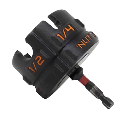 Nut-Spinning Drill Attachment, Hex-Shank Driver Extractor for 1/10.2 cm, 3/20.3 cm Threaded Rods, Fast and Bolt Removal Tool, for Conduit Racks and Strut Systems Nut-Spinning Drill Attachment, Hex-Shank Driver Extractor for 1/10.2 cm, 3/20.3 cm Threaded Rods, Fast and Bolt Removal Tool, for Conduit Racks and Strut Systems von TAZIZI