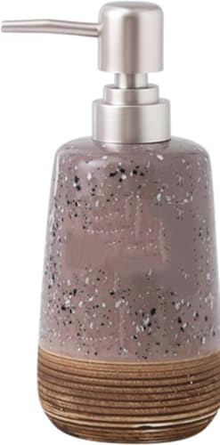 TAZYYZUU Seifenspender, 420 ml, for das Badezimmer mit silberner Druckpumpe, Handspülmittel-Lotionsspenderpumpe, Keramikpumpe TAZYYZUU Seifenspender, 420 ml, for das Badezimmer mit silberner Druckpumpe, Handspülmittel-Lotionsspenderpumpe, Keramikpumpe von TAZYYZUU
