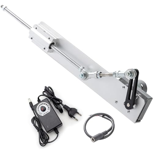 Hubkolben Linearaktuator DC 12V linear actuator 90RPM linearantrieb DIY Hubkolbenmotor Hub 2-8cm mit Drehzahlregler von TAZZOR