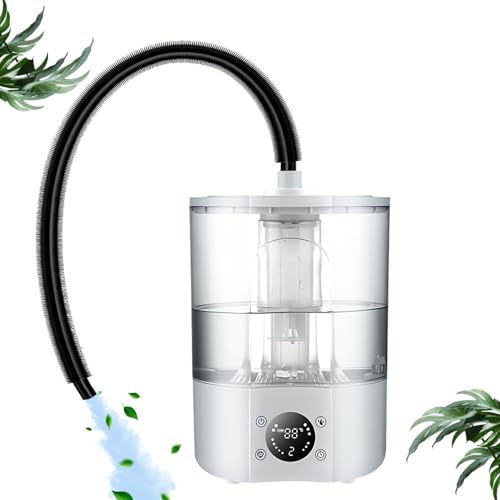 Reptilie Luftbefeuchter Terrarium, 4L Reptilien Luftbefeuchter Nebelmaschine Usziehbarem Rohr, Ultraleiser Zerstäuber High Volume Fogger für Reptilien, Amphibien, Nasspflanzen von TAZZOR