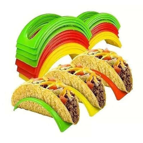 TAZZOR 36-teiliger Taco-Halter-Ständer, Taco-Halter-Set mit 36 Stück, Taco-Halter, Taco-Halter-Ständer für Taco-Schalen von TAZZOR