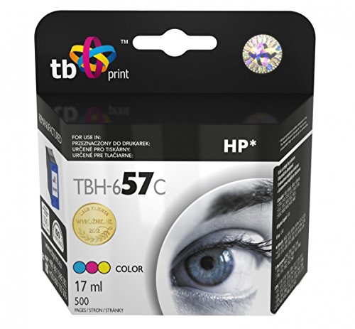 TB Print TBH-657C Tonerkartusche, kompatibel mit Cyan, Magenta, Gelb, 1 Stück – Tonerkartuschen (500 Seiten, Cyan, Magenta, Gelb, 1 Stück) von TB Print