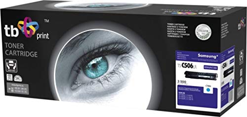 TB Print TS-C506LR Tonerkartusche für Laserdrucker, 3.500 Seiten, Cyan, 1 Stück von TB Print