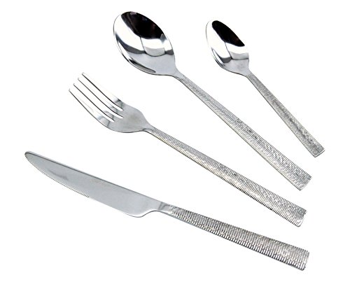 TB 20890005 Ecorce Besteck-Set, Edelstahl, 24-teilig, Mehrfarbig von TB