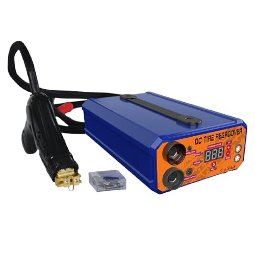 Reifen-Rillenschneider, 1000W Reifen-Rillenwerkzeug, Professionelle manuelle Reifen-Nachrillmaschine mit 20 Messern für LKW/Motorrad-Reifen,Blue Reifen-Rillenschneider, 1000W Reifen-Rillenwerkzeug, Professionelle manuelle Reifen-Nachrillmaschine mit 20 Messern für LKW/Motorrad-Reifen,Blue von TBANVOO