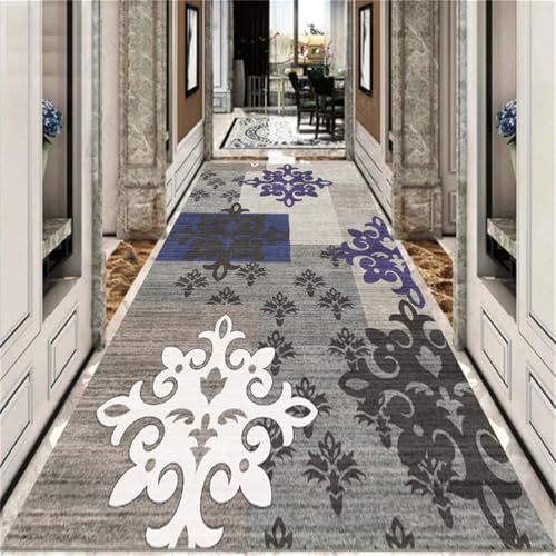 TBATM Flur Läufer Teppich Weiche Mikrofaser Lange Küchenmatte rutschfeste Waschbare Area Runner Teppich Boden Teppich Für Eingangsbereich Wäscherei Wohnzimmer,B,70x200cm/28x79 in TBATM Flur Läufer Teppich Weiche Mikrofaser Lange Küchenmatte rutschfeste Waschbare Area Runner Teppich Boden Teppich Für Eingangsbereich Wäscherei Wohnzimmer,B,70x200cm/28x79 in von TBATM
