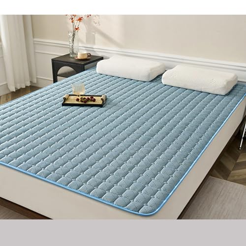 TBATM Sommer Schlafmatte, Doppelseitiges Kühlendes Bettlaken Klimaanlage Matratze, Faltbare Memory Foam Sommer Kühl-Pad Kühlende Bettauflage 2 cm,Blau,90x200cm TBATM Sommer Schlafmatte, Doppelseitiges Kühlendes Bettlaken Klimaanlage Matratze, Faltbare Memory Foam Sommer Kühl-Pad Kühlende Bettauflage 2 cm,Blau,90x200cm von TBATM
