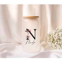 Eiskaffeeglas| Personalisiert | Milchglas Geschenk von TBDreamWork