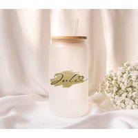 Eiskaffeeglas | Personalisiert Milchglas von TBDreamWork