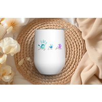 Mama Thermobecher Handabdruck Muttertag Geschenk Personalisiert von TBDreamWork