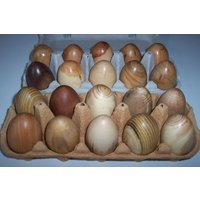 Gedrechseltes Osterei Aus Holz, Ei von TBDrechselkunst
