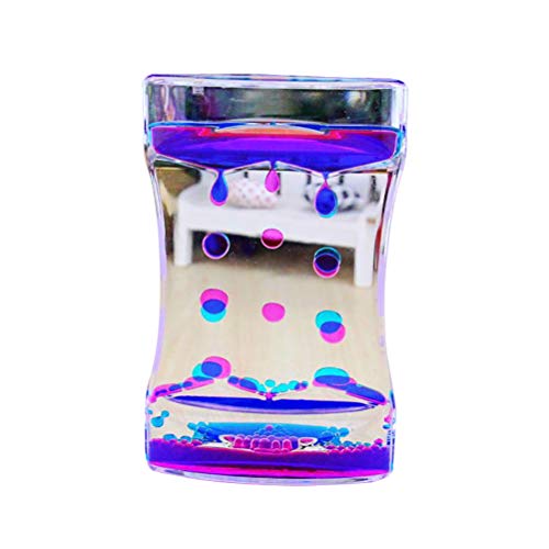 Liquid Motion Timer, Bunte flüssige Timer Angst Relief Spielzeug Liquid Motion Timer Bubble Timer Sanduhr Spielzeug für Kinder und Erwachsene, Schreibtisch Dekor von TBEONE