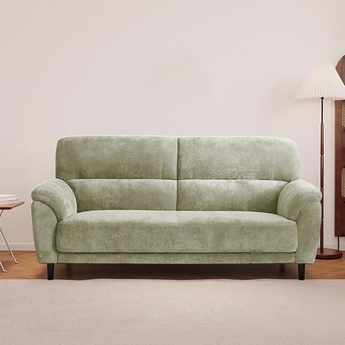 TBJEN Chenille, modernes kleines Zweisitzer-Sofa, Couch für Wohnzimmer, gepolstert, 2-Sitzer, Mini-Liebessitze mit Eisenbeinen für kleinen Raum, Wohnung, Schlafzimmer, Schlafsaal, Büro, Grün, 2,1 m TBJEN Chenille, modernes kleines Zweisitzer-Sofa, Couch für Wohnzimmer, gepolstert, 2-Sitzer, Mini-Liebessitze mit Eisenbeinen für kleinen Raum, Wohnung, Schlafzimmer, Schlafsaal, Büro, Grün, 2,1 m von TBJEN