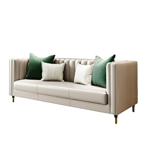 TBJEN Modulares Einzel-/Doppel-Sofa mit Handläufen, weißes Couchbett, Kortikal, kleines Ecksofa für Wohnzimmer, Doppelsitz von TBJEN