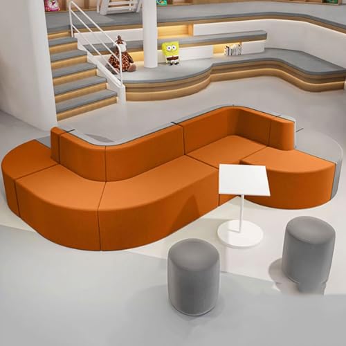 TBJEN Sektionalsofas für Wohnzimmer, Büro, Wohnung, Aktivitätsraum, Kinderruhebereich von TBJEN