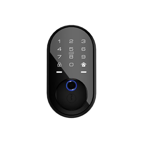 TBMTOAL Tuya Smart Türschloss Digitaler Tastatur Code Türschloss Türschloss Mit Fingerprint Schlüssel Mit Touch-Tastatur Und Smart-Funktion – Fingerabdruckleser WiFi Model,A TBMTOAL Tuya Smart Türschloss Digitaler Tastatur Code Türschloss Türschloss Mit Fingerprint Schlüssel Mit Touch-Tastatur Und Smart-Funktion – Fingerabdruckleser WiFi Model,A von TBMTOAL