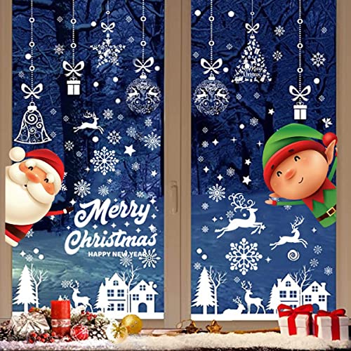 9 Blätter Fensterdeko Schneeflocken Fensterbilder Weihnachten Fensteraufkleber Selbstklebend Winter Weihnachtsdeko Weihnachtsmann Sterne Weihnachts Rentier Aufkleber DIY-Dekorationen 9 Blätter Fensterdeko Schneeflocken Fensterbilder Weihnachten Fensteraufkleber Selbstklebend Winter Weihnachtsdeko Weihnachtsmann Sterne Weihnachts Rentier Aufkleber DIY-Dekorationen von TBSCWYF