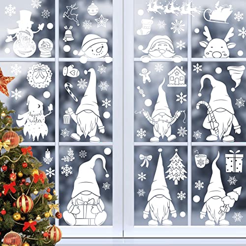 Fensterbilder Weihnachten Selbstklebend Schneeflocken Fenstersticker Winter Deko Weihnachtsdeko Fensterbilder Schneeflocken Wiederverwendbar Schneeflocken Fenster Weihnachten Fenstersticker 9 Blatt von TBSCWYF