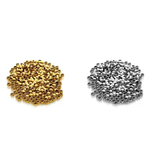 100–200 Stück 1,5 2 2,5 3,0 mm Edelstahl-Stopper-Abstandsperlen, Positionierungskugel-Crimp-Endperlen für DIY-Schmuckherstellungszubehör – 200 Stück Mix – 2,5 mm 100–200 Stück 1,5 2 2,5 3,0 mm Edelstahl-Stopper-Abstandsperlen, Positionierungskugel-Crimp-Endperlen für DIY-Schmuckherstellungszubehör – 200 Stück Mix – 2,5 mm von TBSKUY