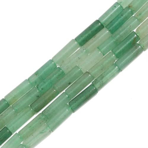 13 x 4,0 mm Röhre Naturstein Dalmatiner Türkis Amethyst Onyx Perlen Zylindersäule Abstandsperlen für Schmuckherstellung DIY Armbänder-Grüner Aventurin 13 x 4,0 mm Röhre Naturstein Dalmatiner Türkis Amethyst Onyx Perlen Zylindersäule Abstandsperlen für Schmuckherstellung DIY Armbänder-Grüner Aventurin von TBSKUY