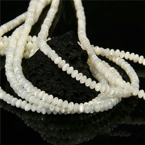 2 x 4,0 mm natürliche Muschelperlen, mehrfarbige Rondellperlen, gefärbte Perlmuttmuschel, lose Abstandsperlen zur Schmuckherstellung – 34. Rondell 3 x 5 mm – ca. 18–20 cm 2 x 4,0 mm natürliche Muschelperlen, mehrfarbige Rondellperlen, gefärbte Perlmuttmuschel, lose Abstandsperlen zur Schmuckherstellung – 34. Rondell 3 x 5 mm – ca. 18–20 cm von TBSKUY