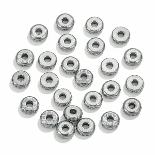 20 Stück Edelstahl PVD vergoldet Messer Textur flache Abstandsperlen DIY Schmuckherstellung Halskettenzubehör Armbandzubehör-Stahl 4x2x2_a 20 Stück Edelstahl PVD vergoldet Messer Textur flache Abstandsperlen DIY Schmuckherstellung Halskettenzubehör Armbandzubehör-Stahl 4x2x2_a von TBSKUY