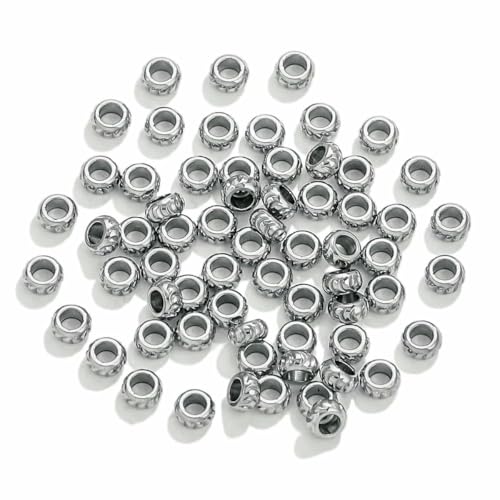 20 Stück Edelstahl PVD vergoldet Messer Textur flache Abstandsperlen DIY Schmuckherstellung Halskettenzubehör Armbandzubehör-Stahl 4x2x2 20 Stück Edelstahl PVD vergoldet Messer Textur flache Abstandsperlen DIY Schmuckherstellung Halskettenzubehör Armbandzubehör-Stahl 4x2x2 von TBSKUY