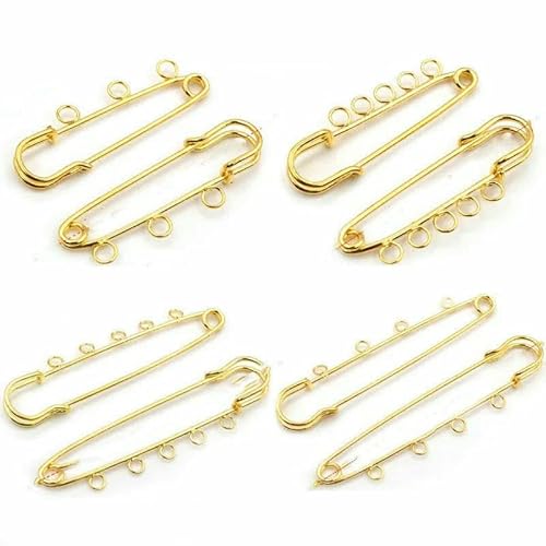 5 Stück/Los Sicherheitsnadeln Brosche Blanko Basis Broschennadeln 50/80/90 mm Nadeln 3/5 Ringe Schmucknadel für Schmuckherstellung Zubehör-Gold-50 mm mit 3 Ringen 5 Stück/Los Sicherheitsnadeln Brosche Blanko Basis Broschennadeln 50/80/90 mm Nadeln 3/5 Ringe Schmucknadel für Schmuckherstellung Zubehör-Gold-50 mm mit 3 Ringen von TBSKUY