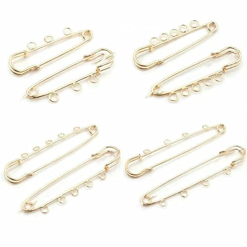 5 Stück/Los Sicherheitsnadeln Brosche Blanko Basis Broschennadeln 50/80/90 mm Nadeln 3/5 Ringe Schmucknadel für Schmuckherstellung Zubehör Zubehör-KC Gold-90 mm mit 4 Ringen 5 Stück/Los Sicherheitsnadeln Brosche Blanko Basis Broschennadeln 50/80/90 mm Nadeln 3/5 Ringe Schmucknadel für Schmuckherstellung Zubehör Zubehör-KC Gold-90 mm mit 4 Ringen von TBSKUY
