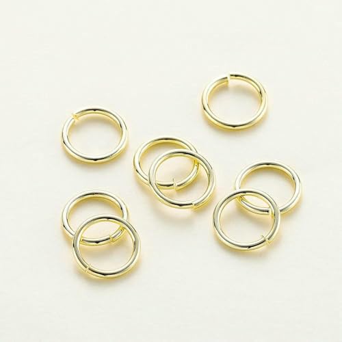 50–200 Stück/Los 14 Karat/18 Karat Echtgold plattiertes Messing Offener Biegering Geteilte Verbindungsringe für DIY-Schmuckherstellungszubehör-14 Karat Gold-0,7 x 4,0 mm 200 Stück 50–200 Stück/Los 14 Karat/18 Karat Echtgold plattiertes Messing Offener Biegering Geteilte Verbindungsringe für DIY-Schmuckherstellungszubehör-14 Karat Gold-0,7 x 4,0 mm 200 Stück von TBSKUY