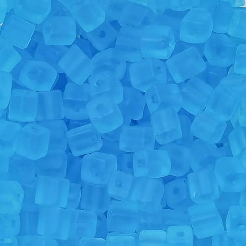 50 Stück 5 x 5 mm quadratische Rocailles-Perlen aus Milchglas zur Herstellung von Armbändern, Schmuckherstellung, farbige Kristallperlen, handgefertigtes DIY-Zubehör – Türkis – 5 50 Stück 5 x 5 mm quadratische Rocailles-Perlen aus Milchglas zur Herstellung von Armbändern, Schmuckherstellung, farbige Kristallperlen, handgefertigtes DIY-Zubehör – Türkis – 5 von TBSKUY