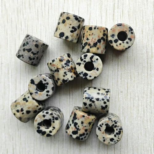 Mode naturstein großes loch gemischt zylinderform perlen 16mm x 16mm für schmuck zubehör machen 12 stücke-spot stein von TBSKUY