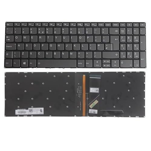 Kompatible Laptop -Tastatur Kompatibel mit S340 15 S340 15iwl S340 15API S340 15Iml S340 15iil C940 15 C940 15irh UK Layout(with Backlight) von TBXwsofl