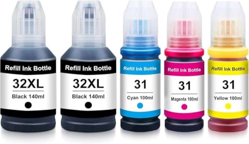 TBXwsofl 31XL 32XL Tintenflasche Ersatz kompatibel mit Tank 7301 7602 7001 6001 5101 und Tank Plus 551 555 651 Drucker Nachfüllversorgung von TBXwsofl