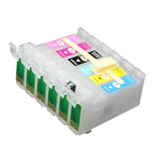 TBXwsofl CISS Cartridges with Chip T0821 82N Compatible with Printers R270 R290 R295 R390 RX590 RX610 RX615 RX690 T59 TX650 TX659 TX700 T59 von TBXwsofl