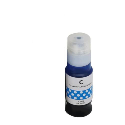 TBXwsofl Kompatible Nachfüllfarbstoff-Tintenwasser auf Basis von GI41 GI-41 GI 41 G1420 G2420 G2460 G3420 G3460 G3472 G4470 G2160 G3560 G2520 G580 G680 Printermodelle(BK 1PC) von TBXwsofl