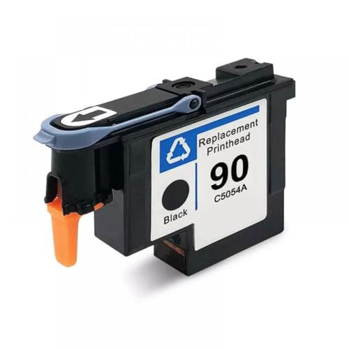 TBXwsofl Kompatibler Druckkopf Kompatibel mit DesignJet 4000 4000Ps 4020 4500 4520 Drucker Arbeiten mit 90 C5054A C5055A C5056A C5057A 90 Printheads(Black) von TBXwsofl