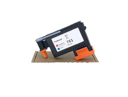 TBXwsofl Kompatibler Druckkopf Kompatibel mit Designjet T7100 T7200 Drucker Arbeiten mit 761 Druckkopfmodellen CH645A CH646A CH647A CH648A(761 M and C) von TBXwsofl