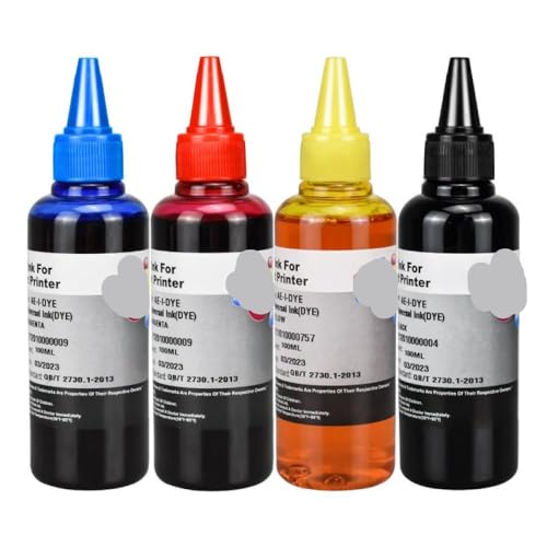 TBXwsofl Refill -Farbstoffink 100ml mit Injektoren kompatibel mit 950xl 951XL Kompatibel mit Drucker wie OfficeJet Pro 8100 8600 8610 8615 8620 8630 8640 8625 8660 8680(1SET(KCMY)) von TBXwsofl