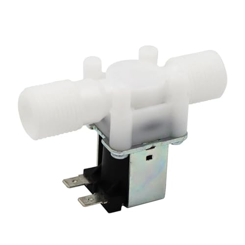 1 STÜCK Kunststoff 12 V 24 V 220 V Elektromagnetisches Wasserregelventil Magnetventilschalter Normalerweise Geschlossen 1/2''(AC-220V) von TBZOQAID
