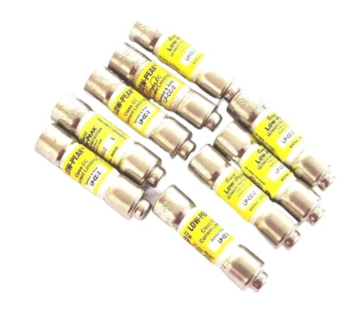 10 Stück Sicherung LP-CC-1-2-3-4-5-6-7-10-12-15-20-25-30 600 VAC 10 x 38 mm(LP-CC-2 2A) von TBZOQAID
